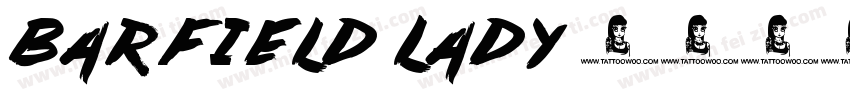 Barfield Lady字体转换